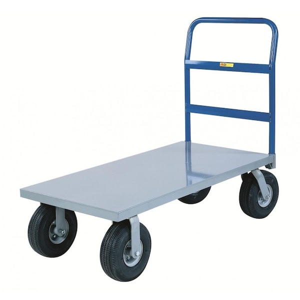 Cushion-Load Platform Trucks, 36" x 72", 10" Pneumatic, 1500 lbs Cap